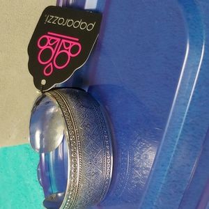 Paparazzi Silver textured cuff  bracelet